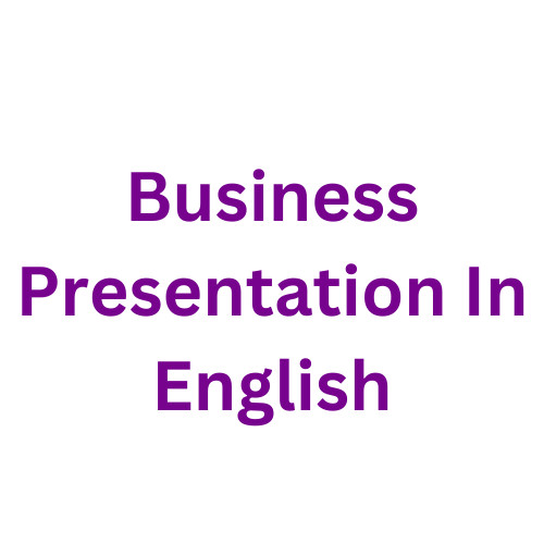 English Presentation